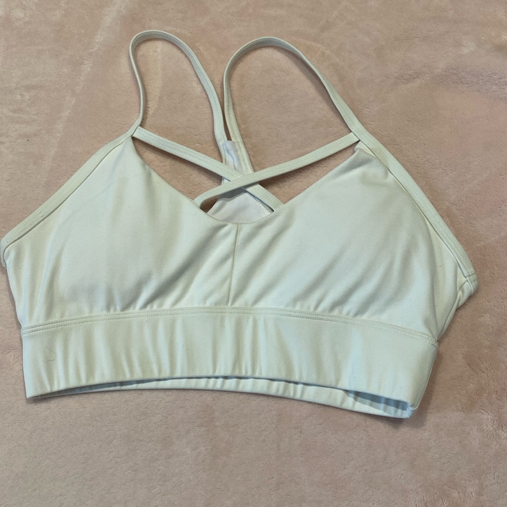 NVGTN White‎ Sports Bra Size Small